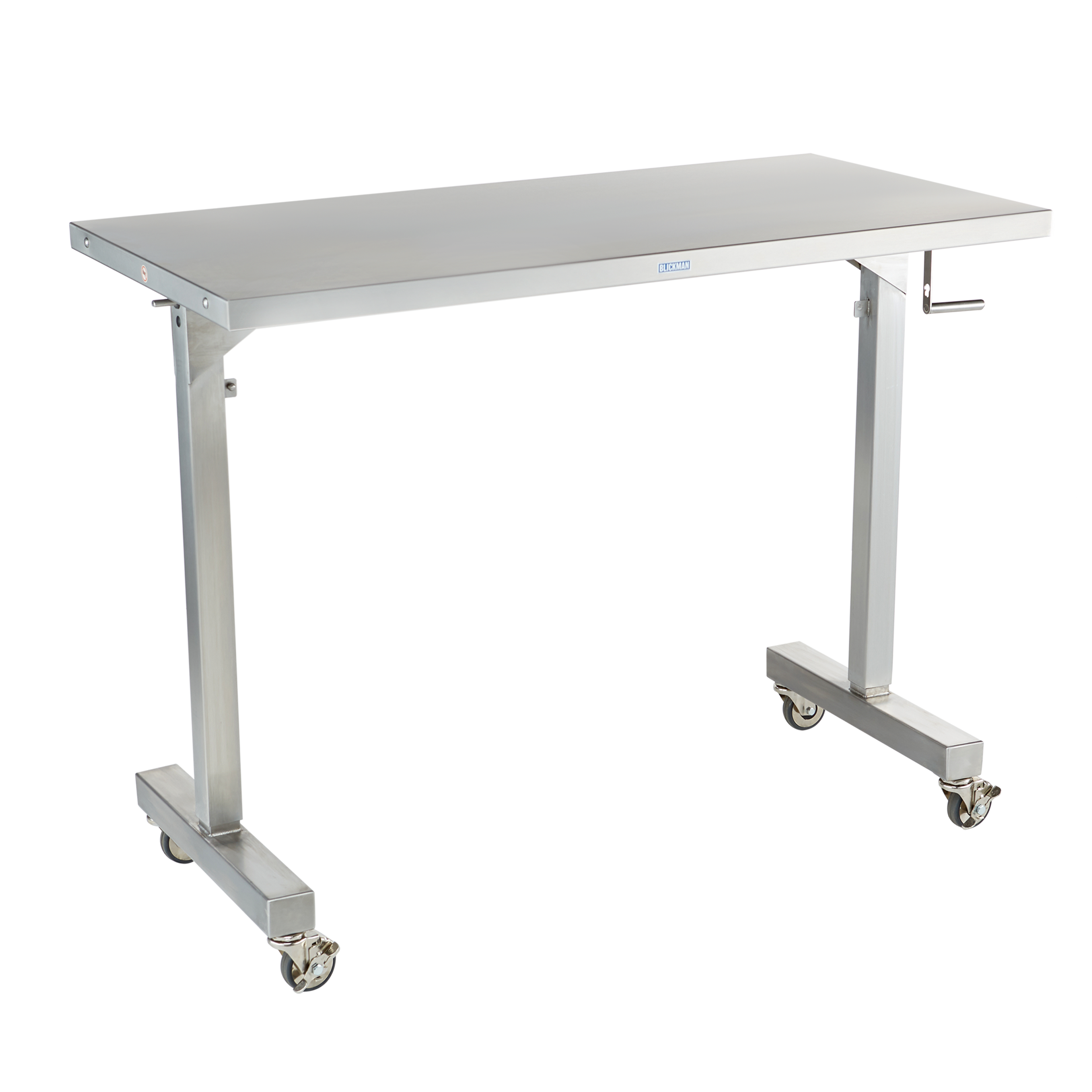 Ergonomic, Motorized Height-Adjusted Stainless Steel Liberty Table